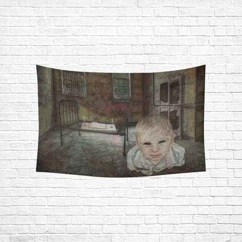 Room 13 - The Boy Cotton Linen Wall Tapestry 60"x 40"