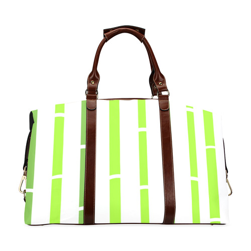 Fresh and WILD Ginko Original designers travel bag : wild green and white edition Classic Travel Bag (Model 1643) Remake