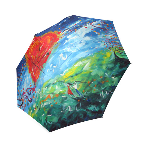 Hold on to Love Umbrella Foldable Umbrella (Model U01)