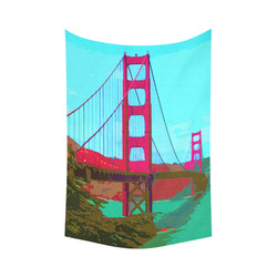 Golden_Gate_Bridge_20160901 Cotton Linen Wall Tapestry 60"x 90"
