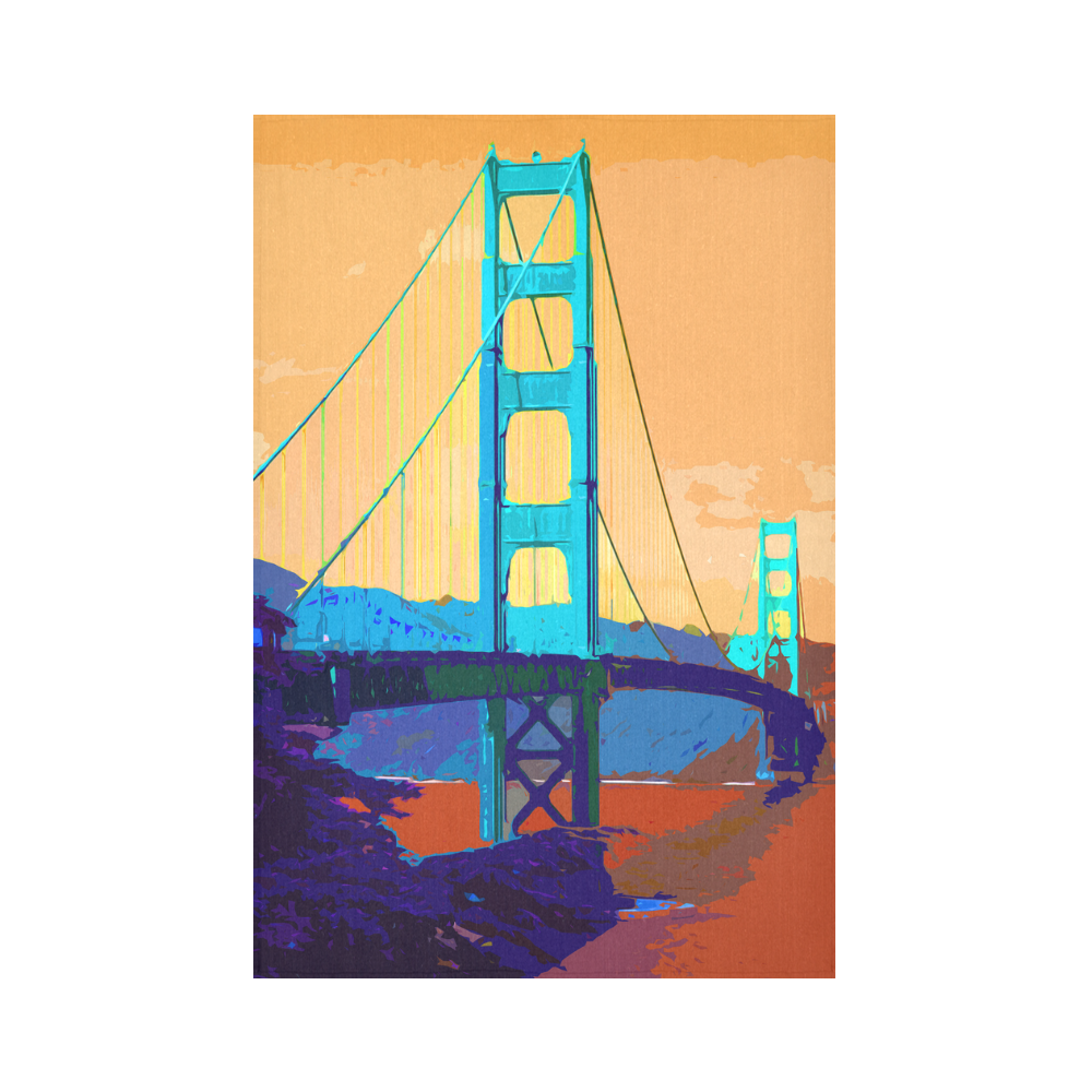 Golden_Gate_Bridge_20160905 Cotton Linen Wall Tapestry 60"x 90"