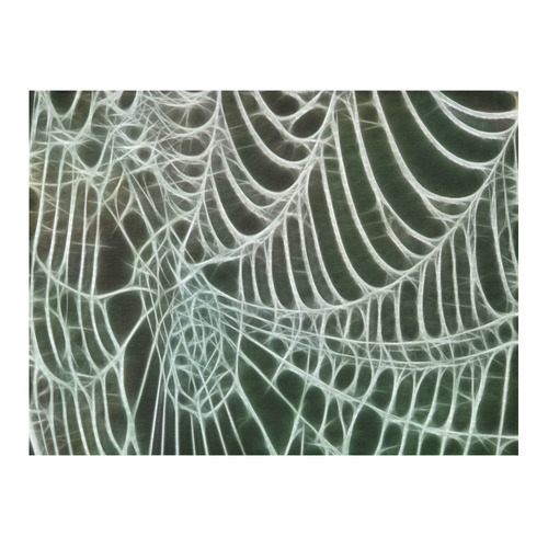 Spiders Net Cotton Linen Tablecloth 52"x 70"