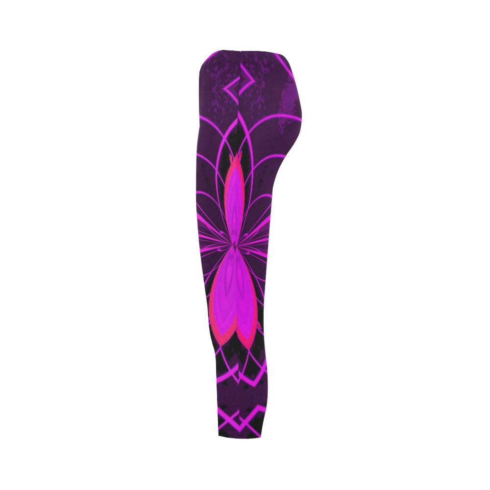 pINK N pURPLE pUZZLE 2 Capri Legging (Model L02)