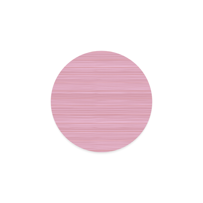 Vintage Coaster with pink stripes : Designers fashion edition for Modern Homes and Kitchens 60s insp Round Coaster