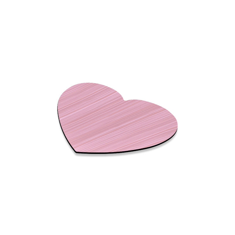 100 % Rubber coast heart-shaped pink wooden Design Heart Coaster