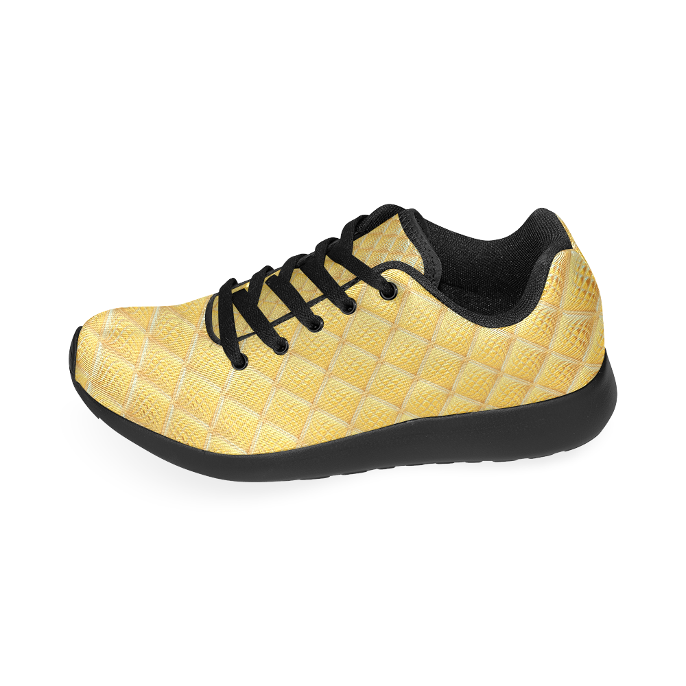 Gleaming Golden Plate Women’s Running Shoes (Model 020)