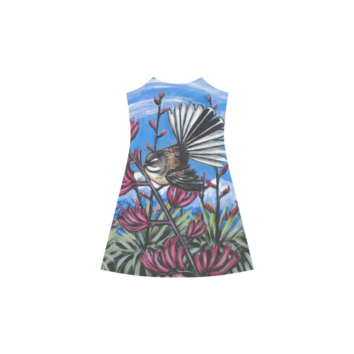 Fantail in Harakeke slip dress Alcestis Slip Dress (Model D05)