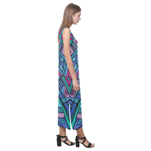 Ethnic2 Phaedra Sleeveless Open Fork Long Dress (Model D08)