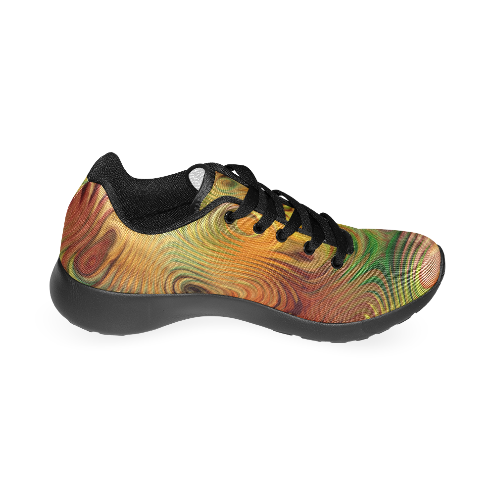 Autumn Leafs Underwater Men’s Running Shoes (Model 020)