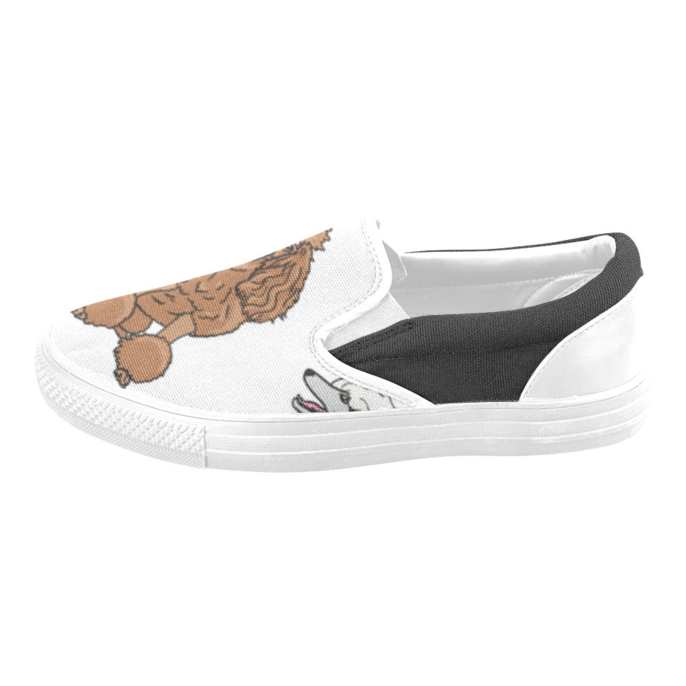 custom Women's Unusual Slip-on Canvas Shoes (Model 019)