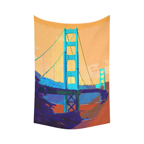 Golden_Gate_Bridge_20160905 Cotton Linen Wall Tapestry 60"x 90"