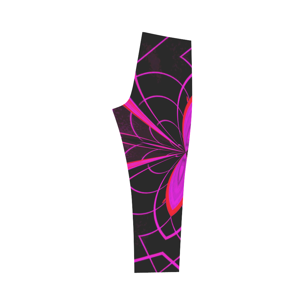 pINK N pURPLE pUZZLE Capri Legging (Model L02)