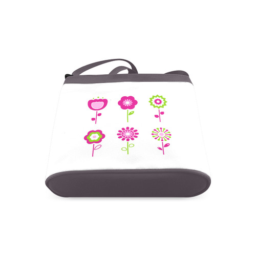Original designers Bags edition : Wild purple and Green flowers for Lady Crossbody Bags (Model 1613)