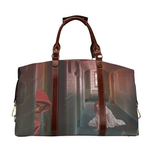 Survive the Zombie Apocalypse Classic Travel Bag (Model 1643) Remake