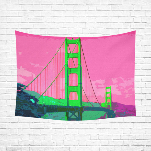 Golden_Gate_Bridge_20160907 Cotton Linen Wall Tapestry 80"x 60"