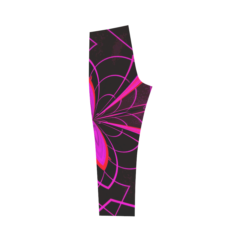 pINK N pURPLE pUZZLE Capri Legging (Model L02)