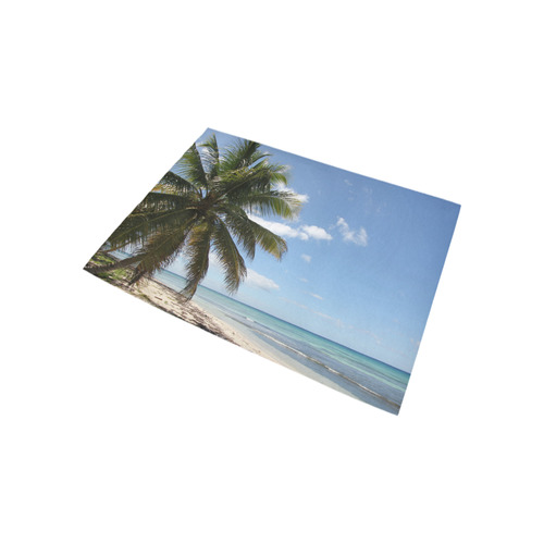 Isla Saona Caribbean Paradise Beach Area Rug 5'3''x4'
