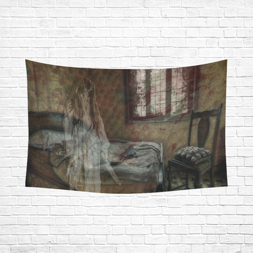 The Ghost in my House Cotton Linen Wall Tapestry 90"x 60"