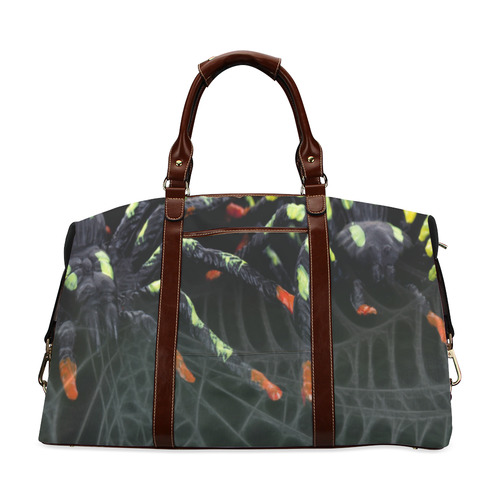 Spiders All Over Classic Travel Bag (Model 1643) Remake