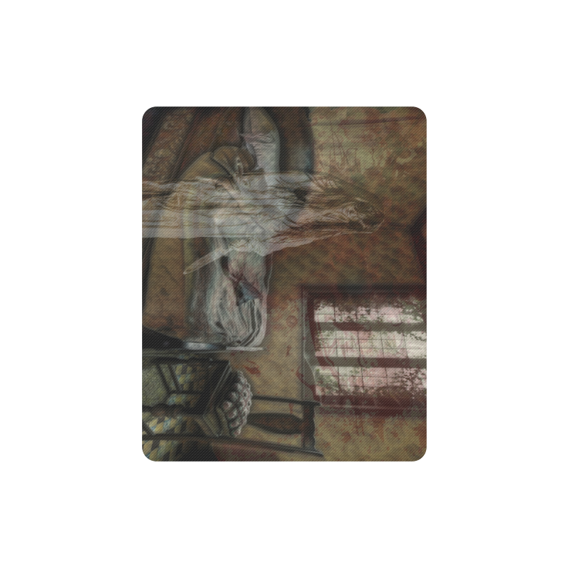 The Ghost in my House Rectangle Mousepad