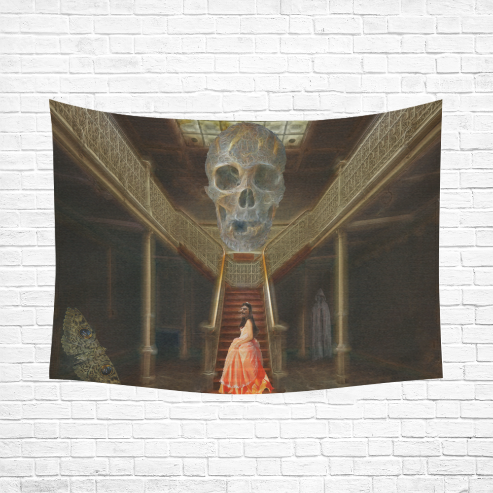 The Princess - A Ghoststory Cotton Linen Wall Tapestry 80"x 60"