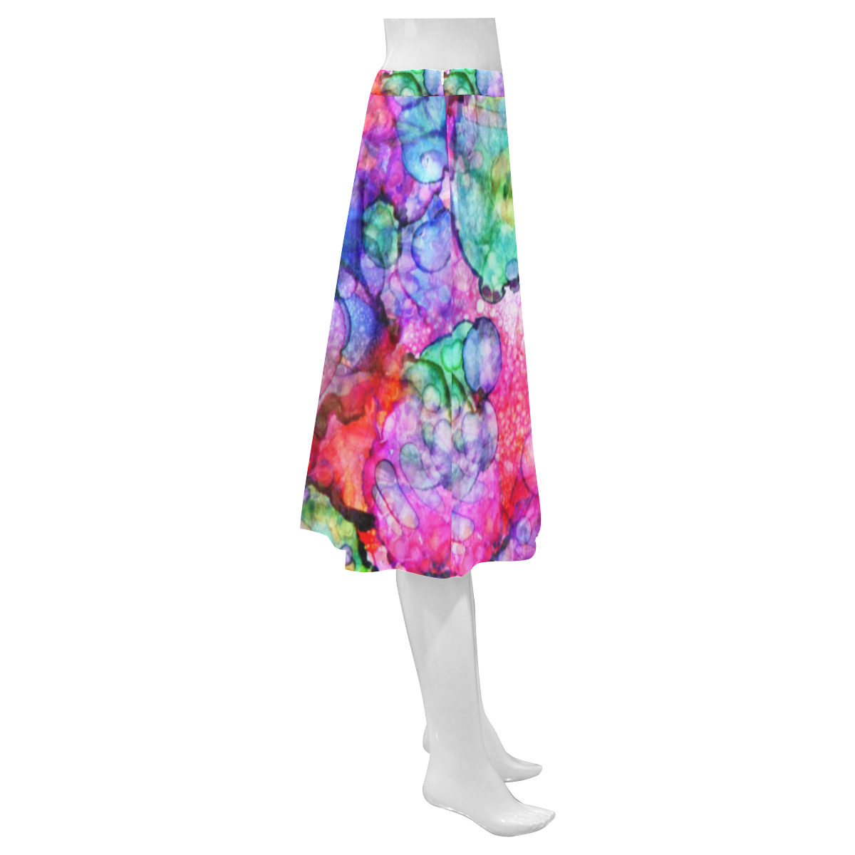 Fairy Stains Mnemosyne Women's Crepe Skirt (Model D16)