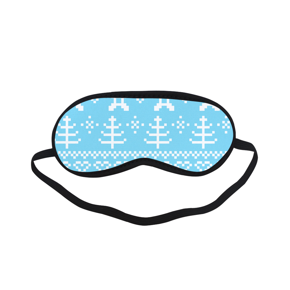 Scandinavic eyes mask : Designers edition - Nature pixel design Art Sleeping Mask