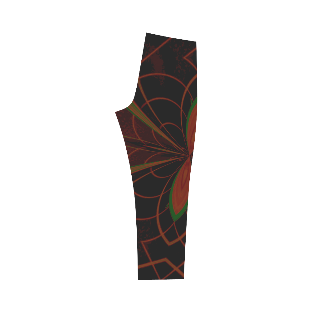 nEON pUNKIN pATCH 2 Capri Legging (Model L02)