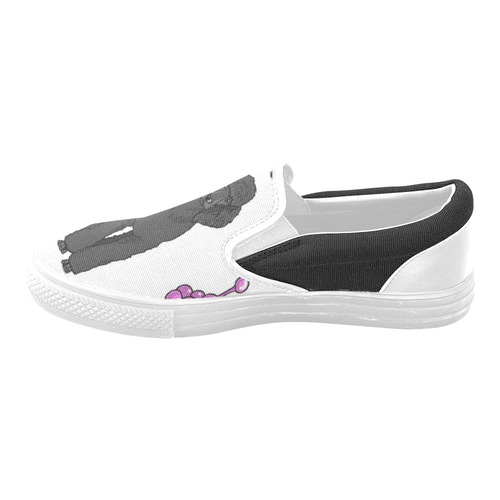 custom Women's Unusual Slip-on Canvas Shoes (Model 019)