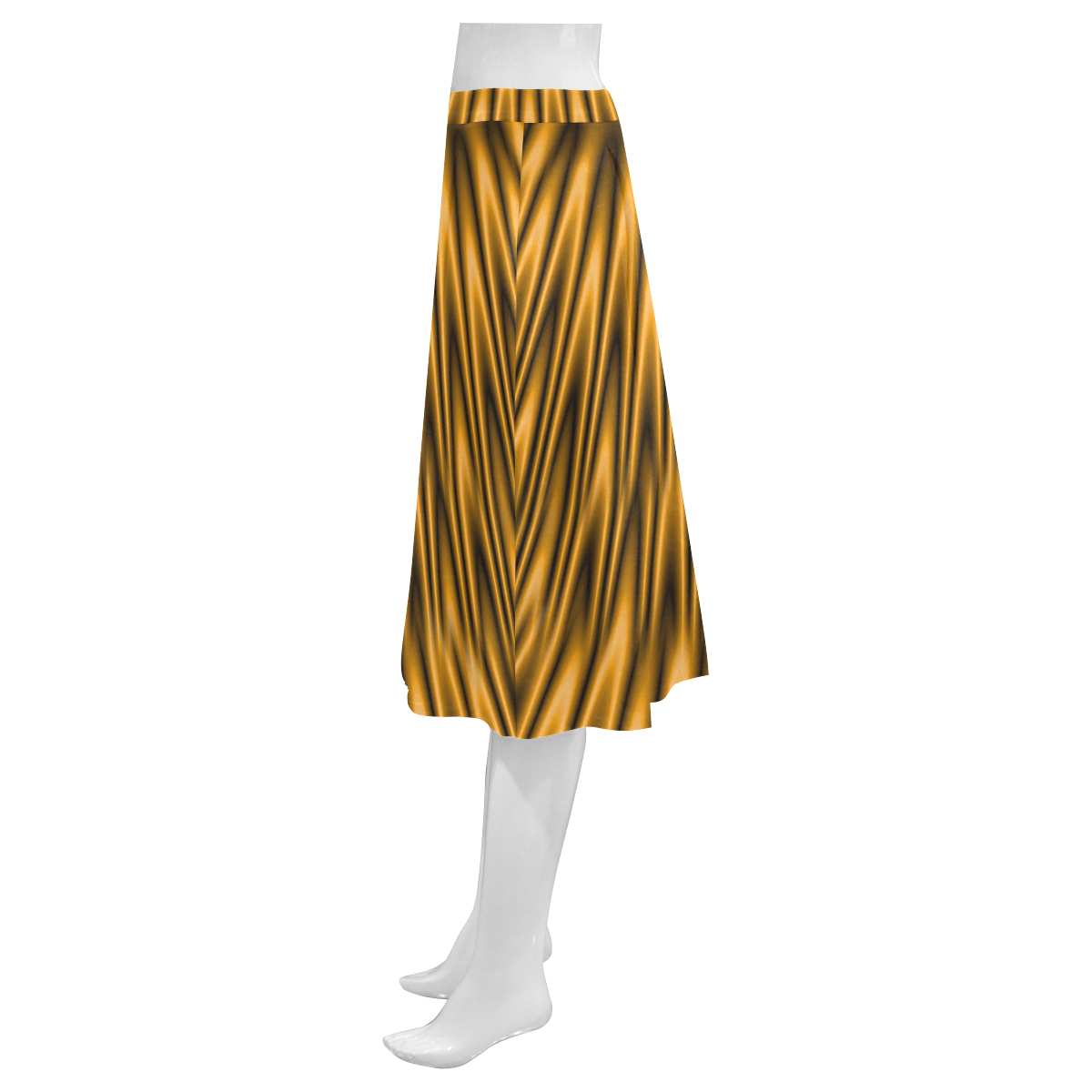 Golden Lagoon Mnemosyne Women's Crepe Skirt (Model D16)
