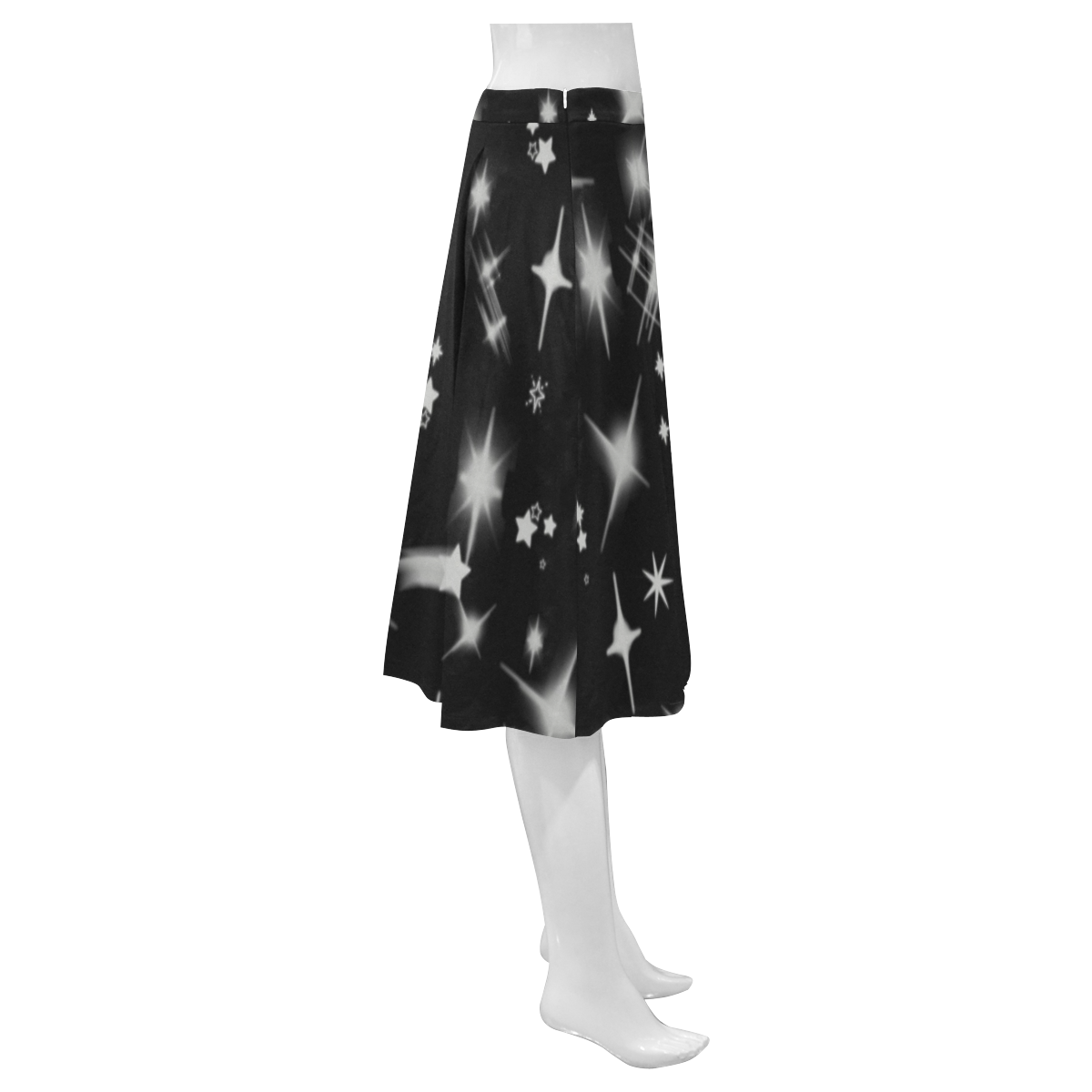 Stars by Popart lover) Mnemosyne Women's Crepe Skirt (Model D16)