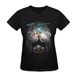 Happy halloween Sunny Women's T-shirt (Model T05)