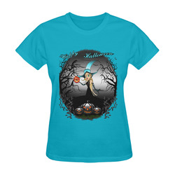 Happy halloween Sunny Women's T-shirt (Model T05)