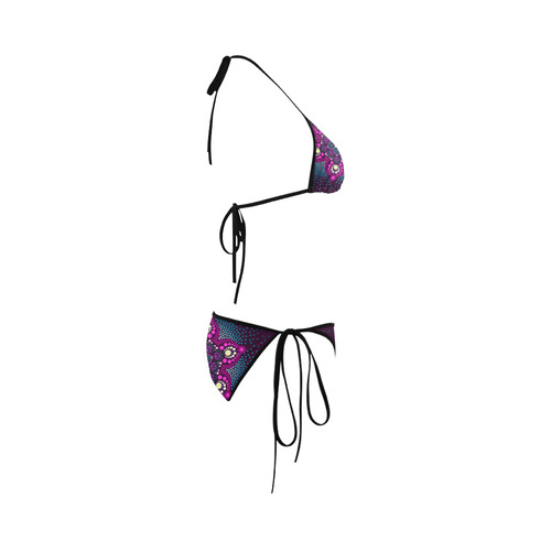 Dot painting meets mandalas 16 - 3 Custom Bikini Swimsuit