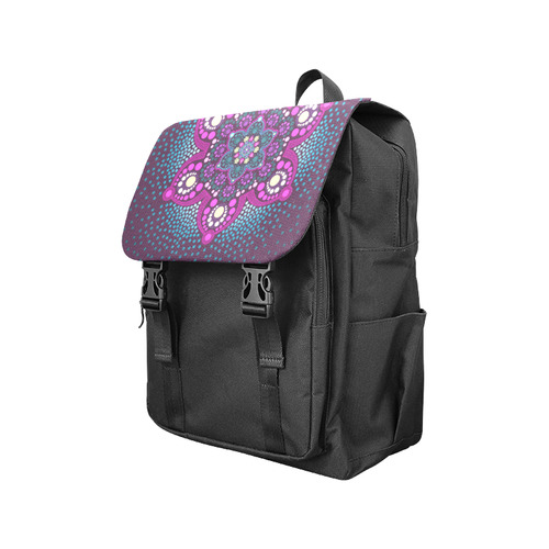 Dot painting meets mandalas 3 - 16 Casual Shoulders Backpack (Model 1623)