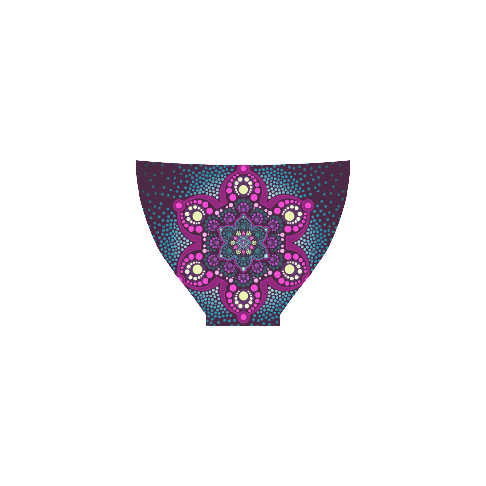 Dot painting meets mandalas 16 - 3 Custom Bikini Swimsuit