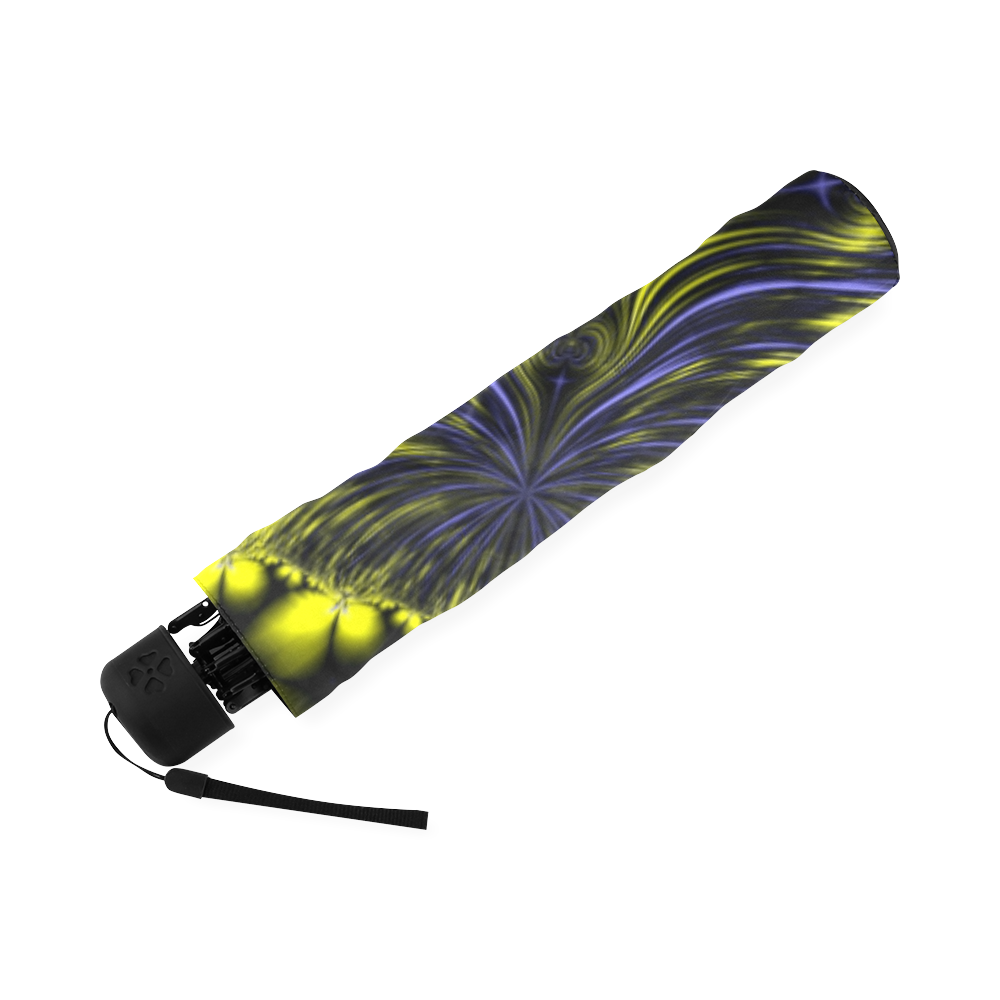 Aurora Borealis Dreams Fractal Foldable Umbrella (Model U01)