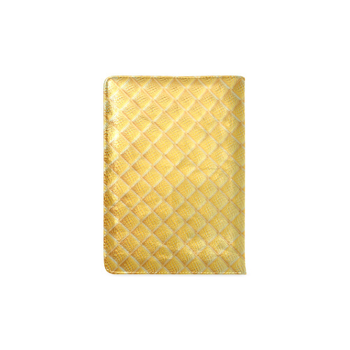 Gleaming Golden Plate Custom NoteBook A5