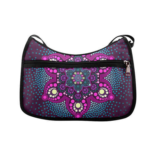 Dot painting meets mandalas 16 - 3 Crossbody Bags (Model 1616)