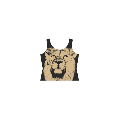 LION LADY LIKE Sleeveless Splicing Shift Dress(Model D17)