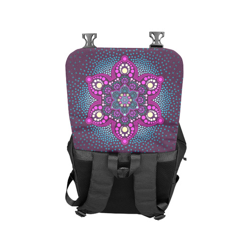 Dot painting meets mandalas 3 - 16 Casual Shoulders Backpack (Model 1623)