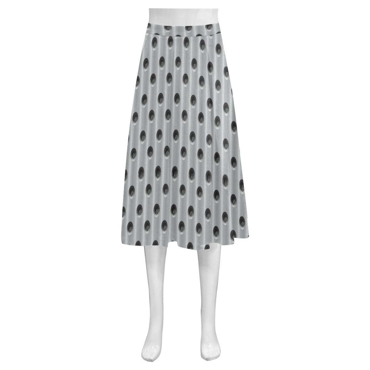 Screwholes Mnemosyne Women's Crepe Skirt (Model D16)