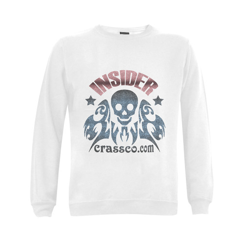 INSIDER SKULL WITH EFFEKT Gildan Crewneck Sweatshirt(NEW) (Model H01)