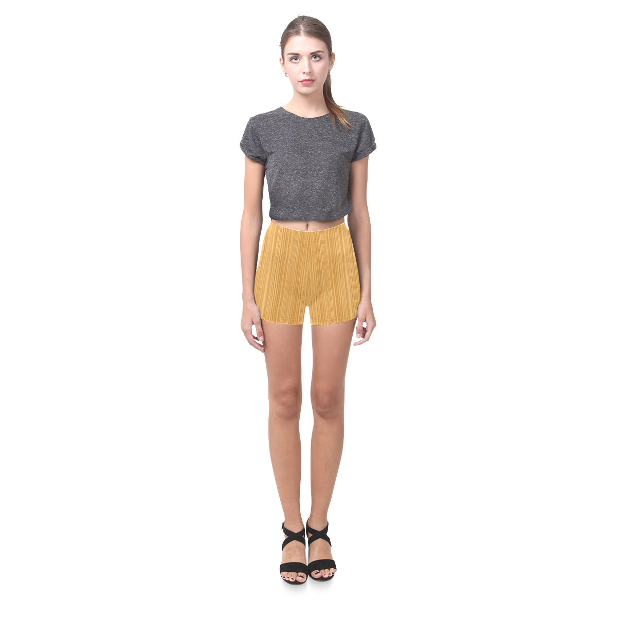 Wooden - inspired fashionable short Pants collection 60s inspired Briseis Skinny Shorts (Model L04)
