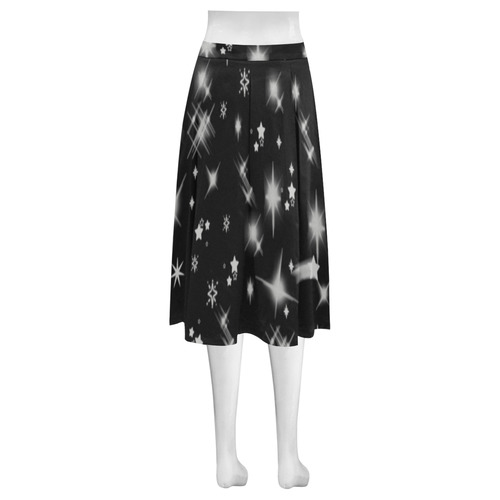 Stars by Popart lover) Mnemosyne Women's Crepe Skirt (Model D16)
