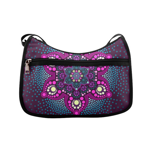 Dot painting meets mandalas 16 - 3 Crossbody Bags (Model 1616)