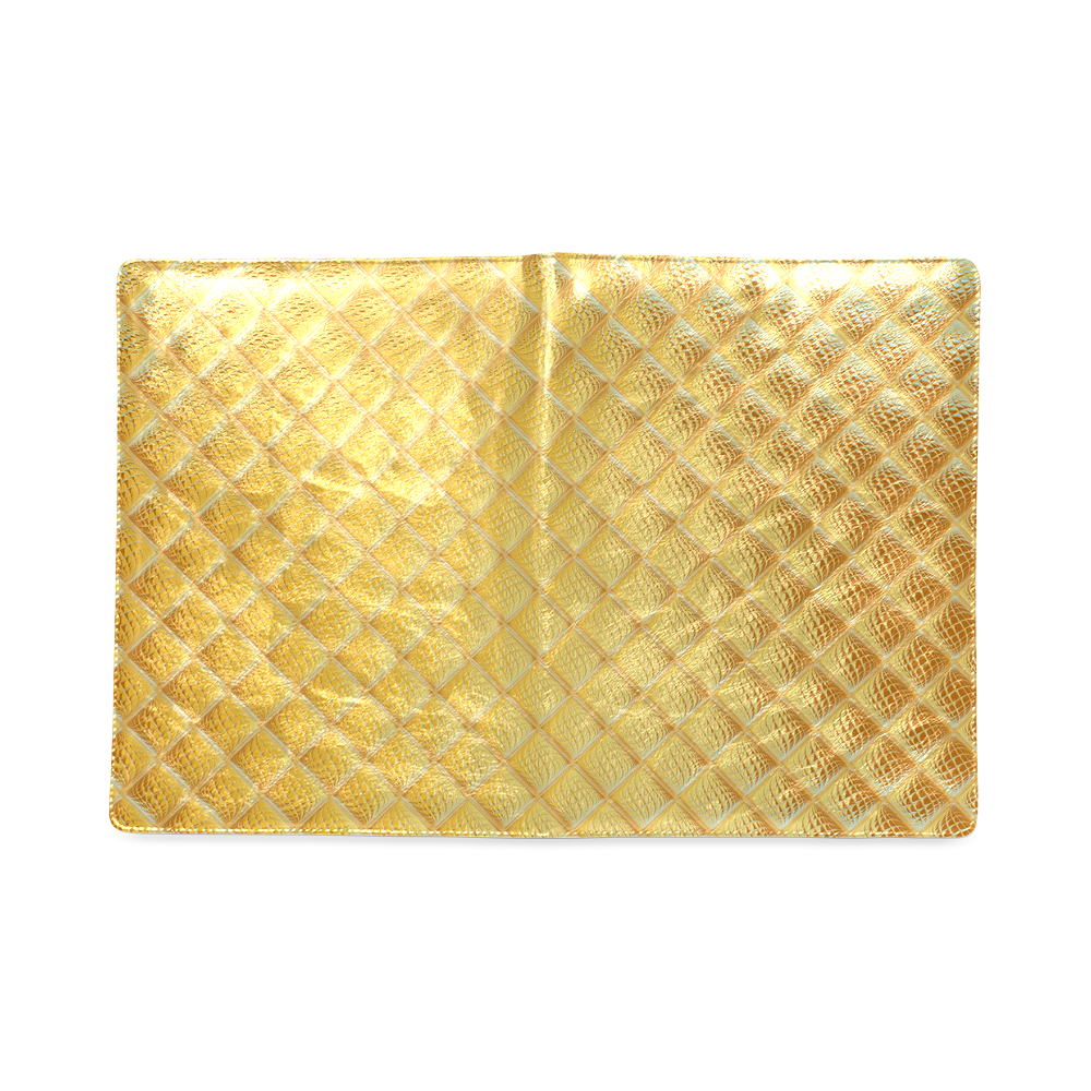 Gleaming Golden Plate Custom NoteBook B5