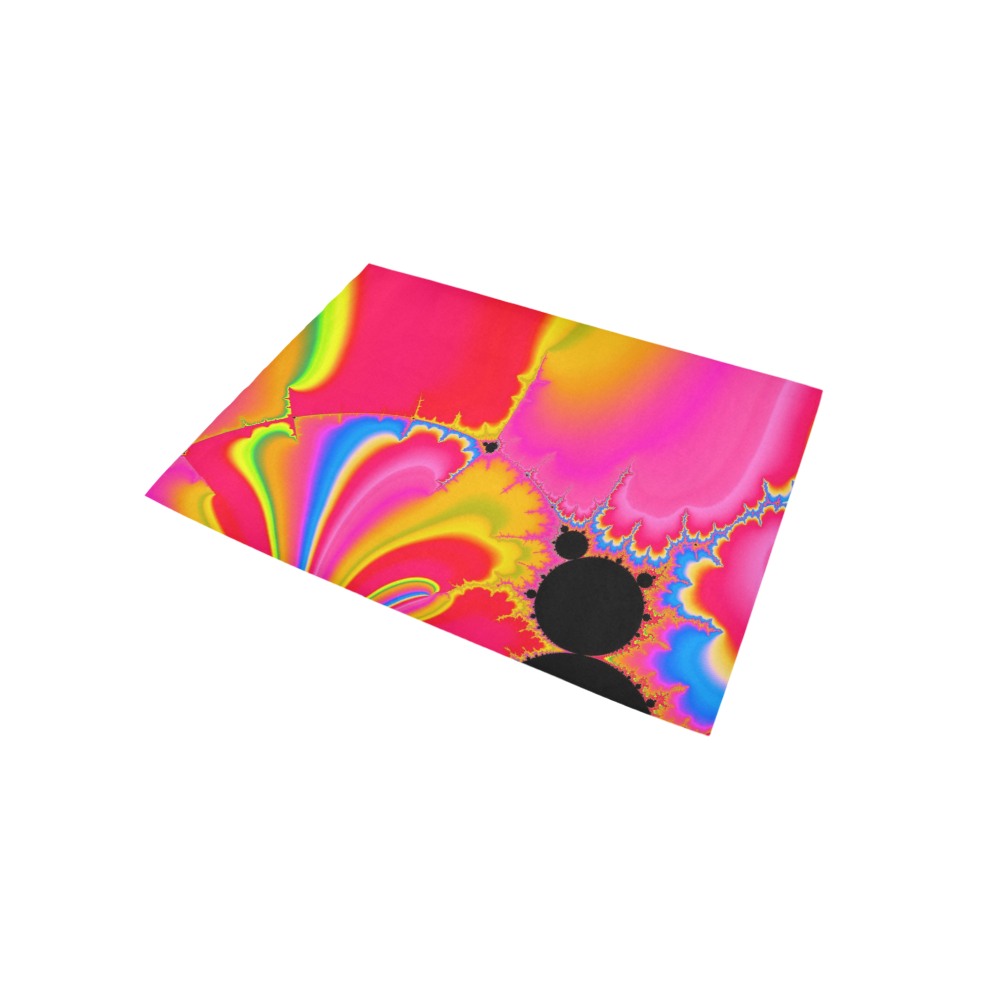 colorful fractal art Area Rug 5'x3'3''