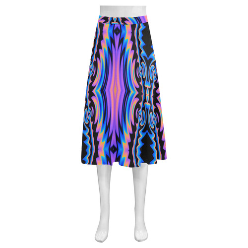 Psychedelic Tribe Mnemosyne Women's Crepe Skirt (Model D16)