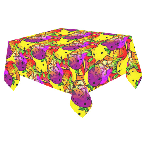 Fruities by Popart Lover Cotton Linen Tablecloth 52"x 70"